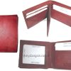 Lot of 3 New men's leather billfold wallet 9 credit card slots ID Bifold BNWT