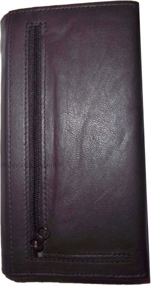 Lot of 3 Woman's Leather checkbook wallet 6 Credit card ID 7 Bill pockets BR New - Image 7
