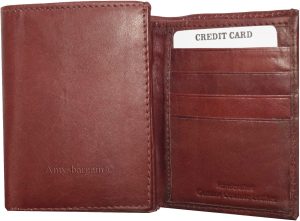 Lot of 3 new men's trifold leather wallet 3 id center piece new men's billfold - Image 5