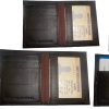 Lot of 4 Leather case fits 40 Business Cards. Credit Card ID Holder card case