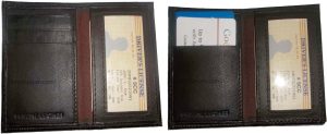Lot of 4 Leather case fits 40 Business Cards. Credit Card ID Holder card case - Image 3