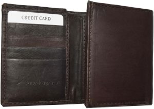 Lot of 4 Men's Trifold Leather Wallet 8 credit card ID Brown billfold wallet NWT - Image 11