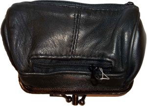 Lot of 4 New Ladies 2 Sided 2 Pockets Leather Change Purse Coin purse zip case*+ - Image 11
