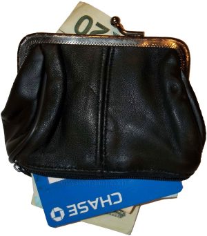 Lot of 4 New Ladies 2 Sided 2 Pockets Leather Change Purse Coin purse zip case*+ - Image 13