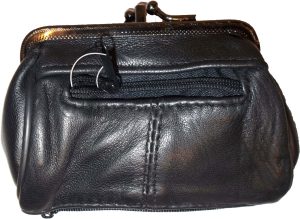 Lot of 4 New Ladies 2 Sided 2 Pockets Leather Change Purse Coin purse zip case*+ - Image 3