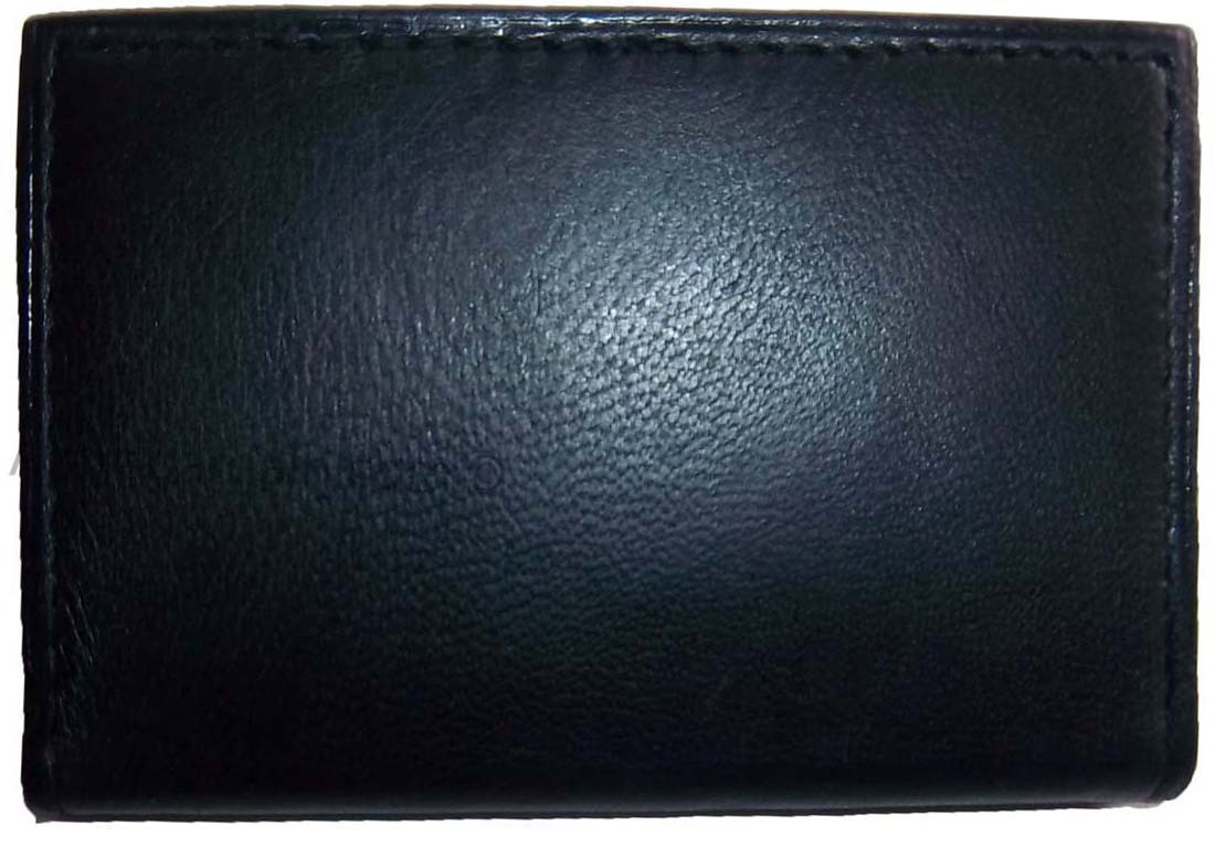 Lot of 4 leather business card. id credit card picture case transparent window’s - Image 10