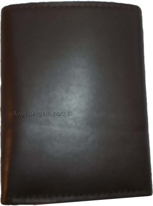 Lot of 5 New Trifold Leather Man’s wallet 2 ID 2 bill slots Black 6 card wallet - Image 7