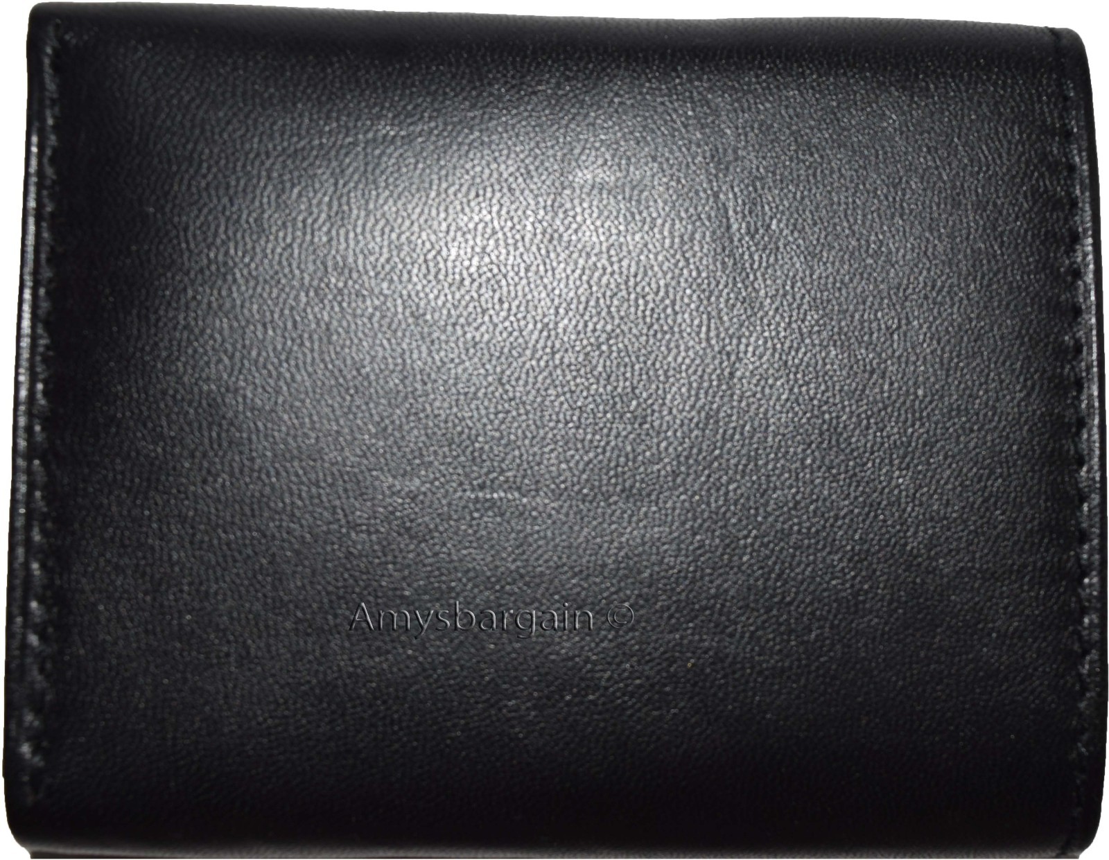 Lot of 6 New Trifold Leather Men’s wallet 9 cardspace Black billfold 2 ID wallet - Image 12