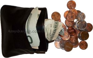 Lot of 6 new leather squeeze change purse metal framed squeeze coin change case - Image 12