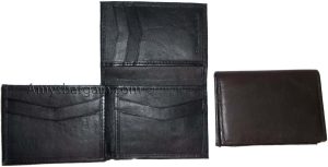 Man’s Leather Wallet Trifold wallet New Genuine Leather Billfold wallet 7 cards - Image 3