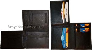 Man’s Leather Wallet Trifold wallet New Genuine Leather Billfold wallet 7 cards - Image 7