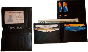 Man’s Leather Wallet Trifold wallet New Genuine Leather Billfold wallet 7 cards - Image 8