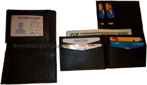 Man’s Leather Wallet Trifold wallet New Genuine Leather Billfold wallet 7 cards - Image 9