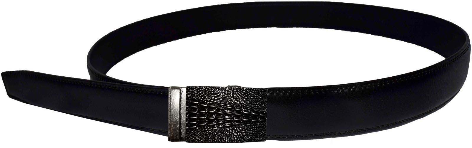 Man's belt Crocodile skin printed Medium size genuine leather belt dress belt - Image 10