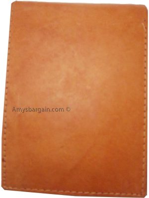 Man's leather Bifold wallet, ID case: 3 billfolds wallet 6 Card slots New wallet - Image 13