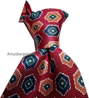 Men's 100 percent silk Designer tie Made in USA neck wear brand new - Image 6