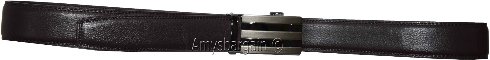 Men's Belt, Leather Dress Belt, Auto Lock belt, 46-50" Quick lock belt Brand New - Image 11