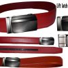 Men’s Belt. Leather belt .Automatic lock Dress/Casual belt Fashion strap up 43"