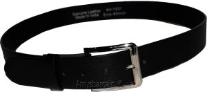 Men's Belt size (M) Solid Leather Belt Men's Black Casual Leather belt, New belt - Image 13