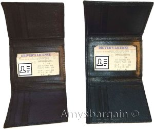 Men's Crocodile skin Printed Leather Wallet Trifold wallet ID 9 card 2 bill slot - Image 11