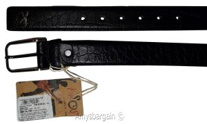 Men's Leather Belt, Crocodile skin printed leather belt, Kaos belt waist band BN - Image 3