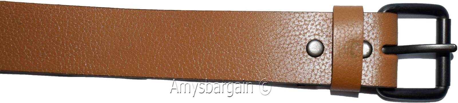 Men's Leather Belt (L) leather waist belt, Leather waist band Leather strap BNWT - Image 8