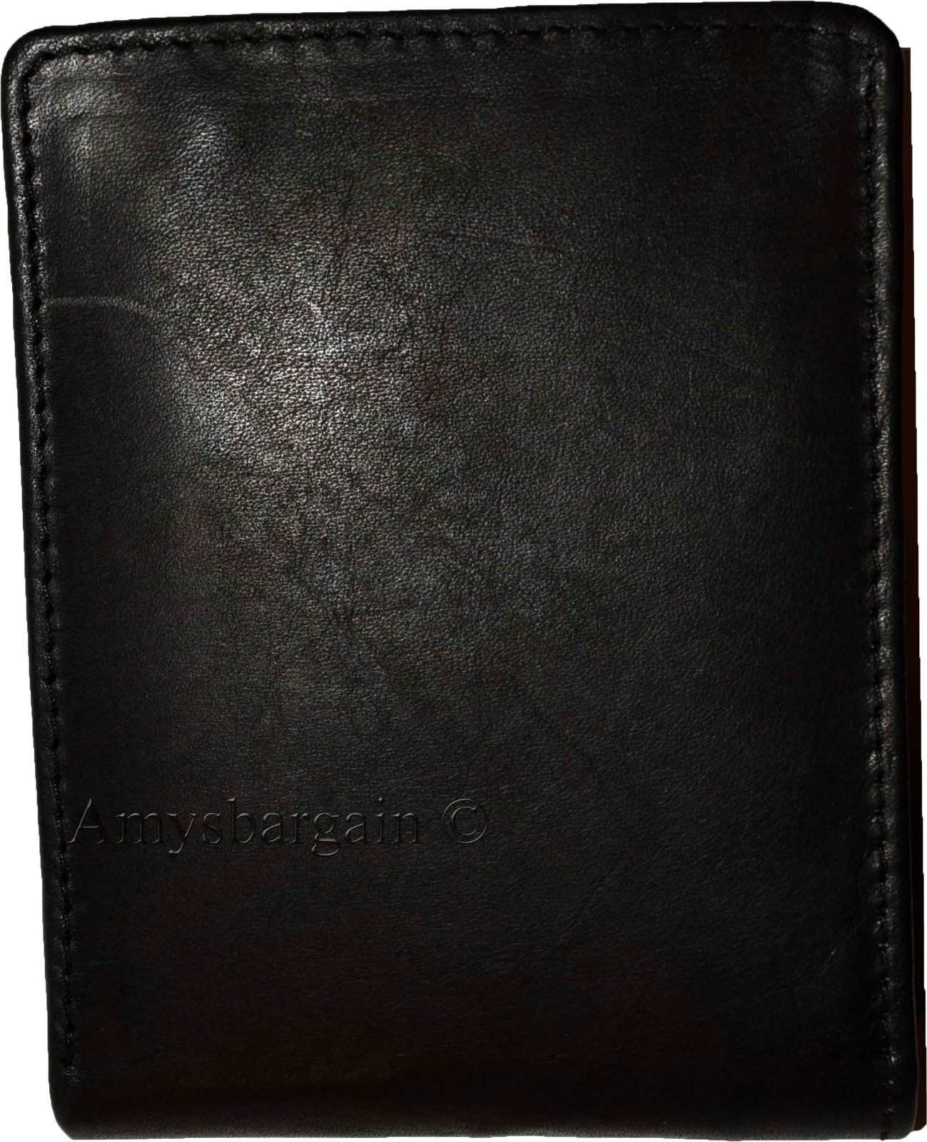 Men's Leather Bifold wallet Zip Pocket 2 Bill slot 9 Card 2 ID Lot of 2 in Box - Image 8