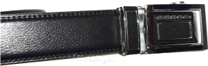 Men's Leather Dress Belt (XL) Auto Lock belt, Men's Black Quick lock belt GL063 - Image 7