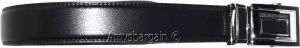 Men's Leather Dress Belt (XL) Auto Lock belt, Men's Black Quick lock belt GL063 - Image 8