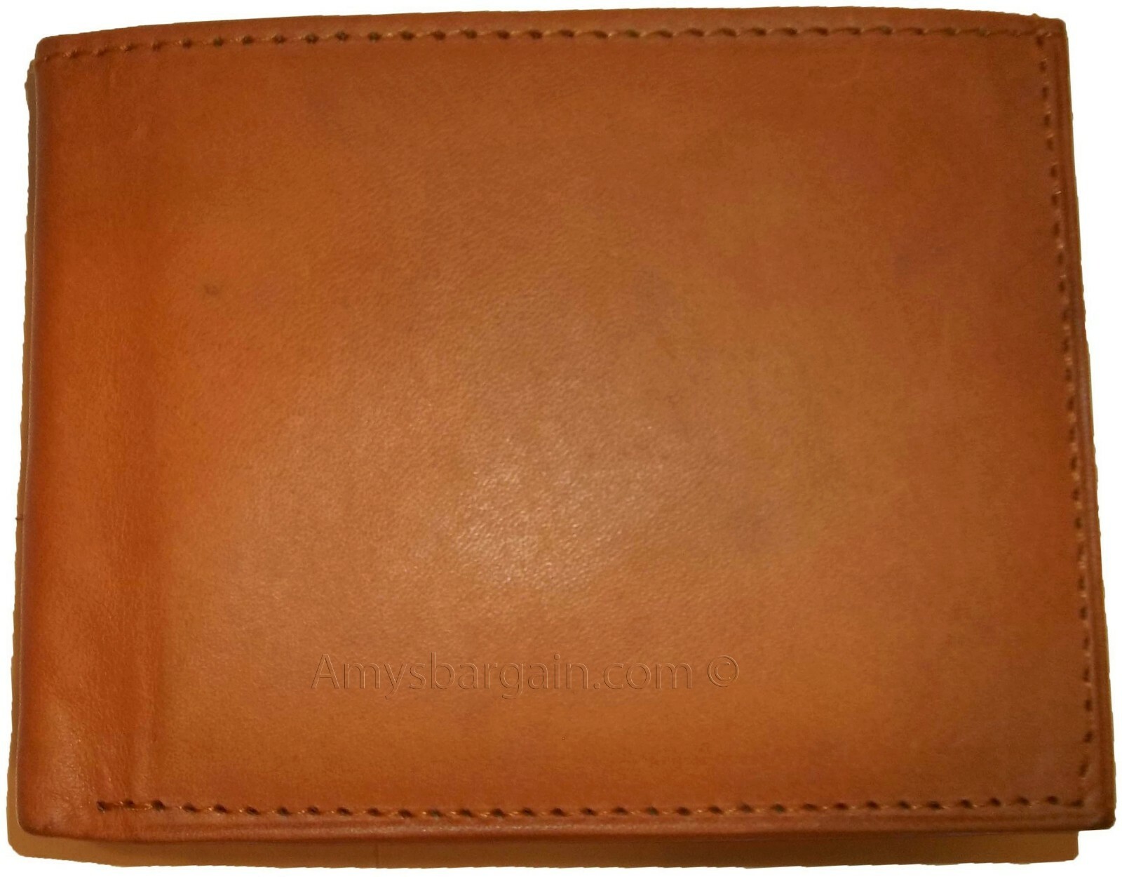 Men's Leather Wallet 12 Card Holder 2 ID Windows 2 Bill Pockets bnwt - Image 8