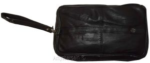 Men's Leather bag, Black handbag Unisex leather bag wrist let leather bag - Image 12