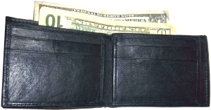 Men's Wallet leather Wallet 6 Card Holder ID Window 2 Bill Pockets br new - Image 10