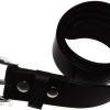 Men's X Large size Leather Belt Cowhide Unbranded One sole Leather Black belt