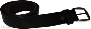 Men's X Large size Leather Belt Cowhide Unbranded One sole Leather Black belt - Image 12