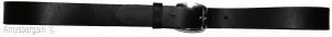 Men's X Large size Leather Belt Cowhide Unbranded One sole Leather Black belt - Image 9