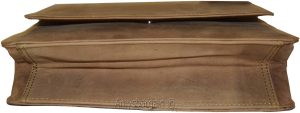 Men's bag Leather men's Shoulder bag Gentleman's leather bag Nu buck Leather bag - Image 9
