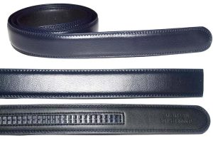 Men’s navy blue leather belt strap size L 38" leather strap brnd new strap only - Image 7