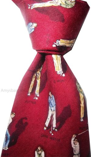 Men's tie, Designer ties Cutter & Buck tie100% Silk Tie New Neckwear Made in USA - Image 5