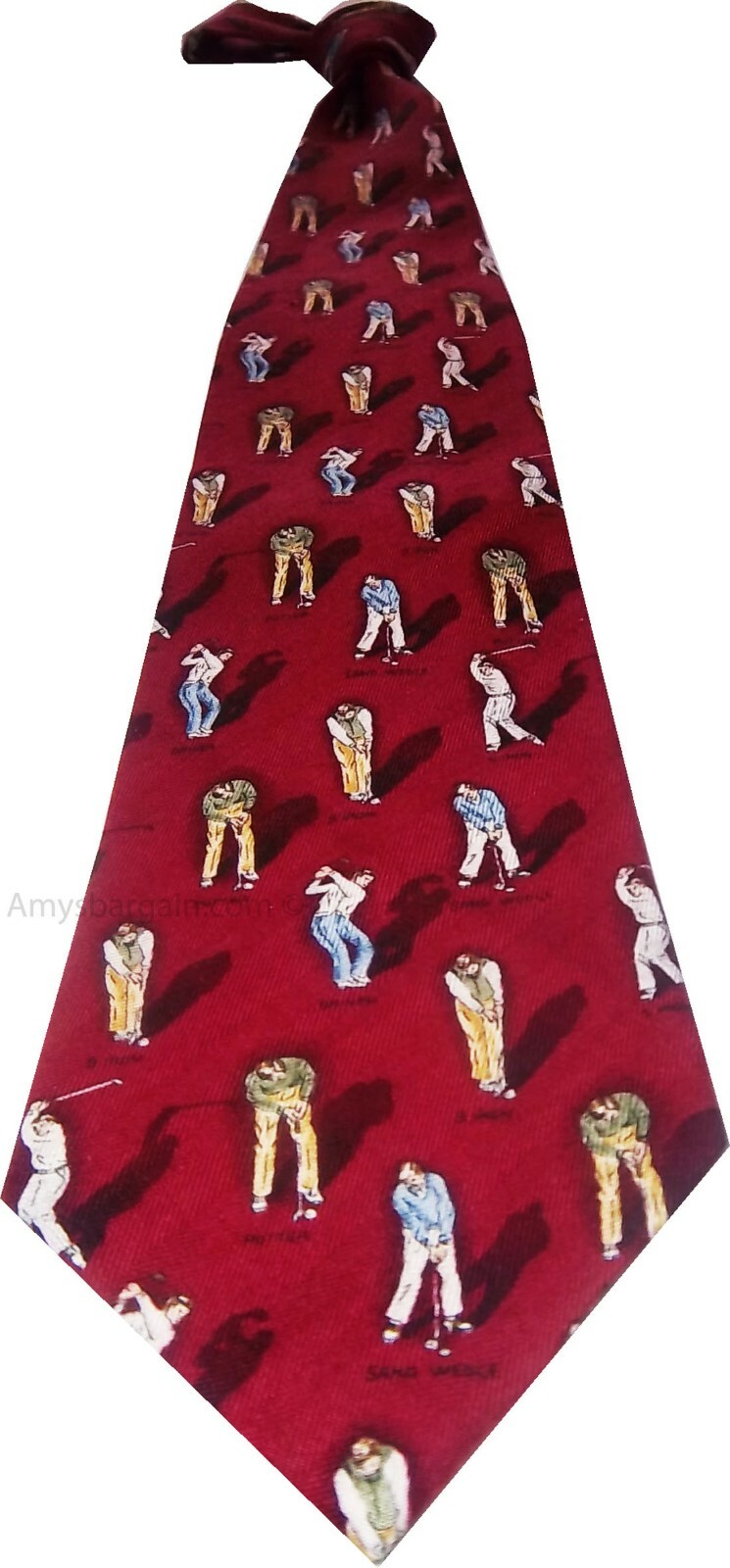 Men's tie, Designer ties Cutter & Buck tie100% Silk Tie New Neckwear Made in USA - Image 7