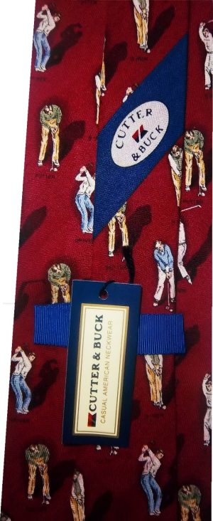 Men's tie, Designer ties Cutter & Buck tie100% Silk Tie New Neckwear Made in USA - Image 8