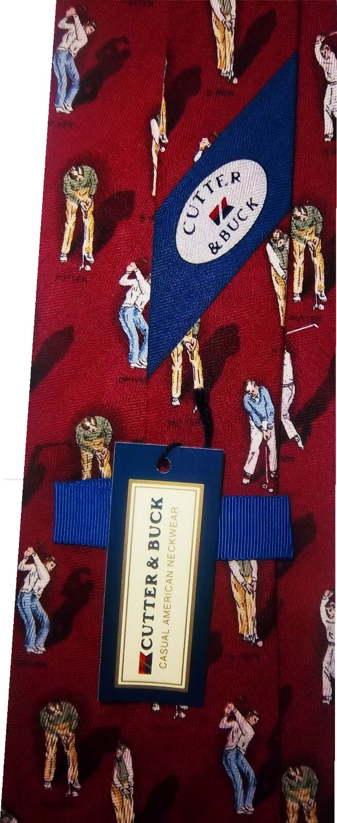 Men's tie, Designer ties Cutter & Buck tie100% Silk Tie New Neckwear Made in USA - Image 8