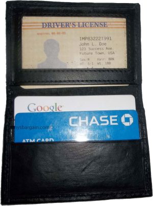 New Business, Credit Card, ID card. Picture Holder, 3 Card Case 3 ID windows. BN - Image 12
