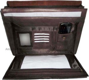 New Leather Briefcase Business case Attaché case hand bag business bag - Image 10