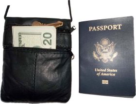 New Leather passport case wallet credit Card case ID Holder many passports BNWT