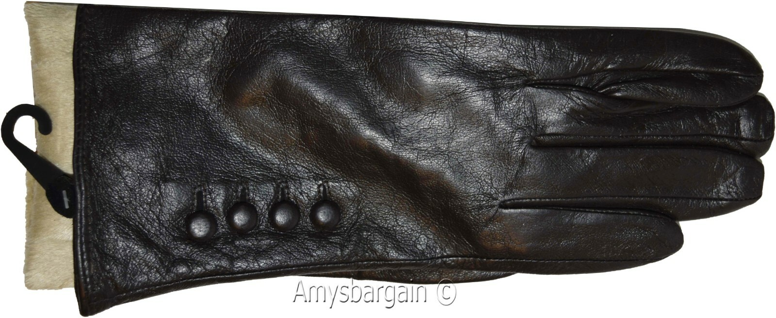 New Lovely women's Leather Gloves Winter Gloves warm Leather Gloves WoW BNWT +* - Image 12