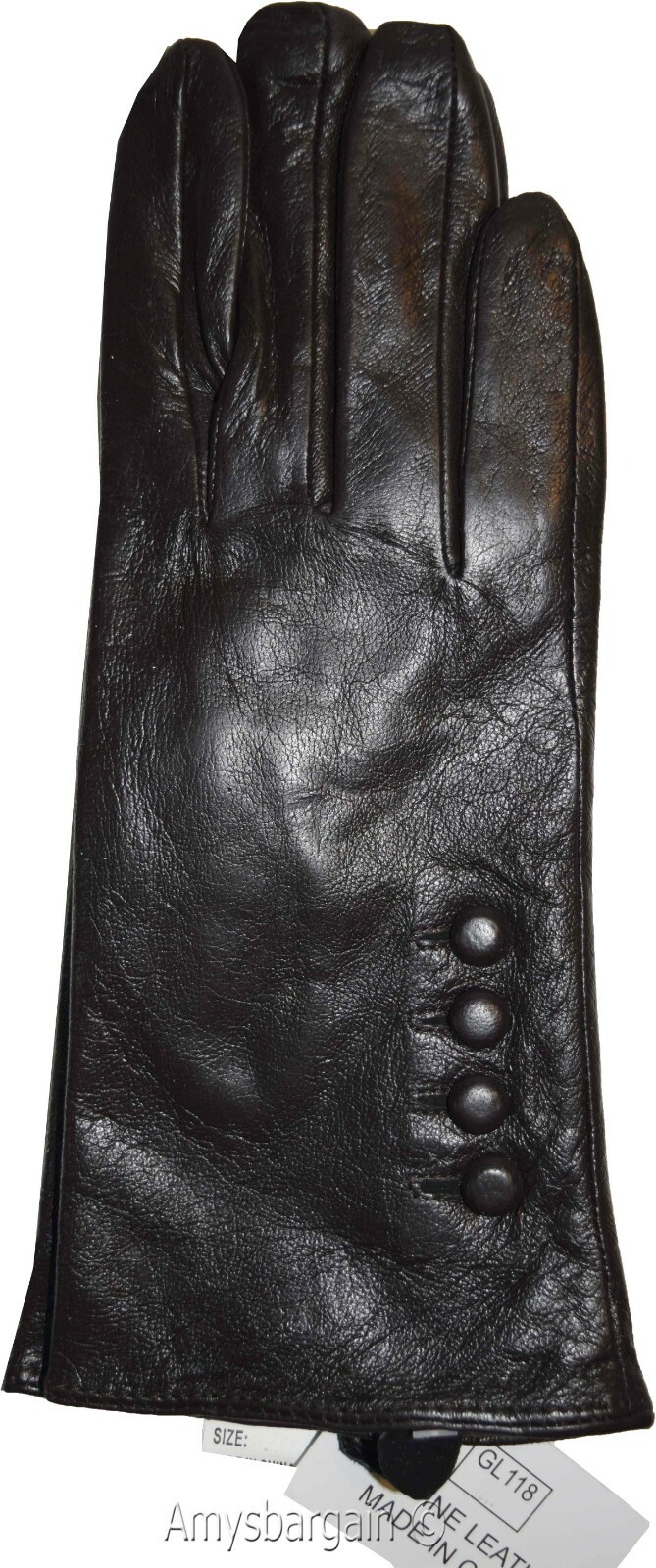 New Lovely women's Leather Gloves Winter Gloves warm Leather Gloves WoW BNWT +* - Image 9