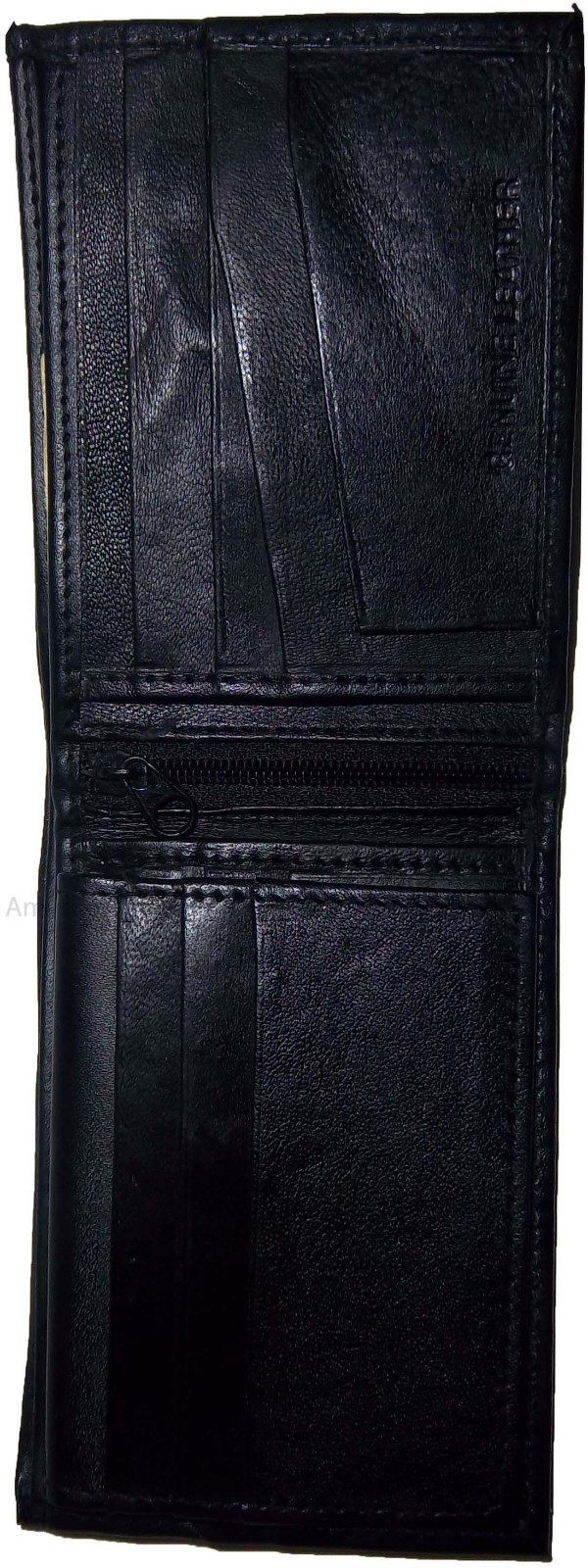 New Men's Leather Wallet 11 Card Holder 2 ID Window 2 Bill Pockets new wallet - Image 11