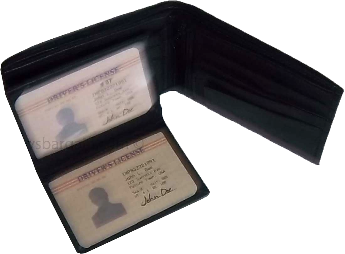 New Men's Leather Wallet 11 Card Holder 2 ID Window 2 Bill Pockets new wallet - Image 6