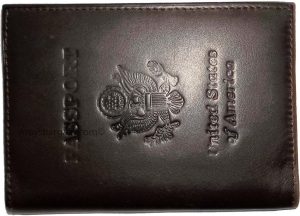 New USA Leather passport Cover, Case wallet credit ATM card case ID holder BNWT* - Image 3
