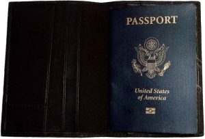 New USA Leather passport Cover, Case wallet credit ATM card case ID holder BNWT* - Image 7